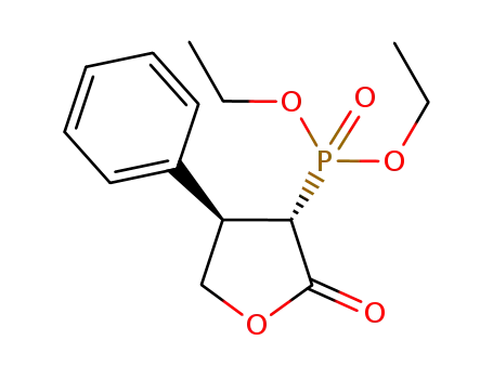 trans-(4-phenyl-2-oxotetrahydrofuran-3-yl)-phosphonic acid diethyl ester
