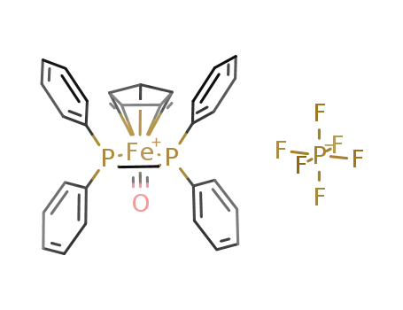 (1,2-bis(diphenylphosphino)ethane)carbonyl(η5-cyclopentadienyl)iron(1+) hexafluorophosphate