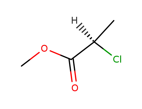 Molecular Structure of 77287-29-7 ((R)-(+)-Methyl (R)-2-chloropropionate)