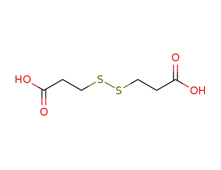 Molecular Structure of 1119-62-6 (3,3'-DITHIODIPROPIONIC ACID)