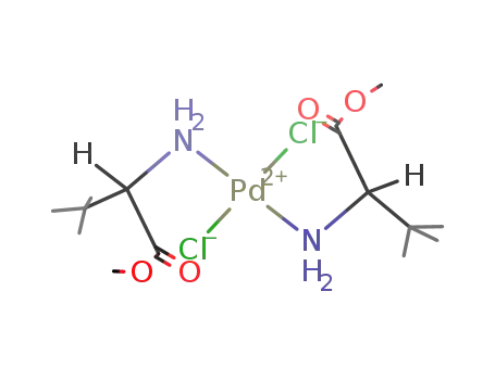 trans-[methyl-(L)-tert-leucinate]2PdCl2