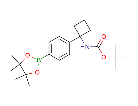 tert-Butyl (1-(4-(4,4,5,5-tetraMethyl-1,3,2-dioxaborolan-2-yl)phenyl)cyclobutyl)carbaMate