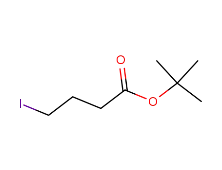 Molecular Structure of 6182-78-1 (Butanoic acid, 4-iodo-, 1,1-dimethylethyl ester)