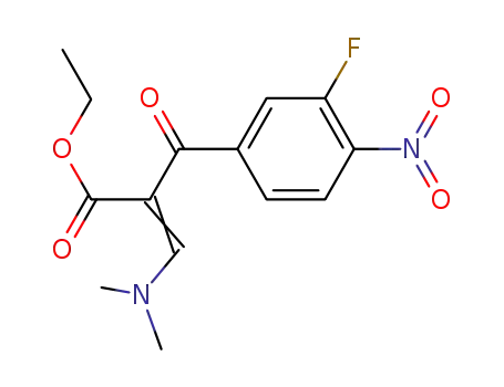 ethyl 2-(3-fluoro-4-nitrobenzoyl)-3-(dimethylamino)acrylate