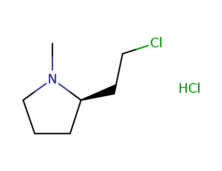 (+)-(R)-2-(2-chloroethyl)-1-methylpyrrolidine hydrochloride