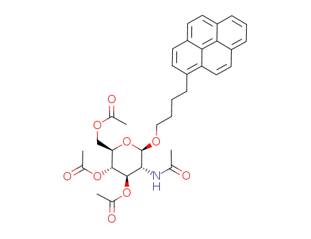 4-(1-pyrenyl)butyl 2-acetamido-3,4,6-tri-O-acetyl-2-deoxy-β-D-glucopyranoside