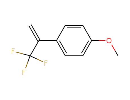 Molecular Structure of 69843-08-9 (Benzene, 1-methoxy-4-[1-(trifluoromethyl)ethenyl]-)