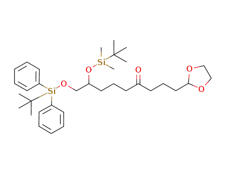 8'-(tert-butyldimethylsilyloxy)-9'-(tert-butyldiphenylsilyloxy)-1'-(1,3-dioxolan-2-yl)nonan-4'-one