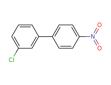 Molecular Structure of 952-22-7 (3-Chloro-4'-nitro-1,1'-biphenyl)