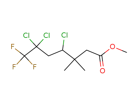 methyl 4,6,6-trichloro-7,7,7-trifluoro-3,3-dimethylheptanoate