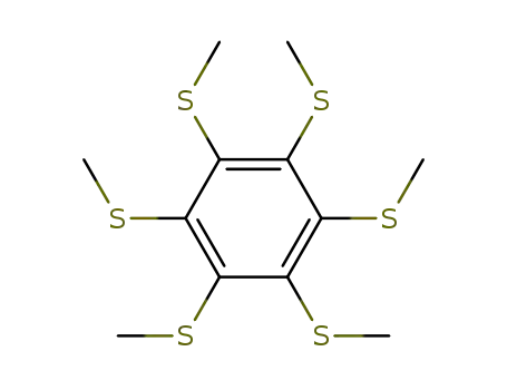 Molecular Structure of 58468-22-7 (HEXAKIS(METHYLTHIO)BENZENE))