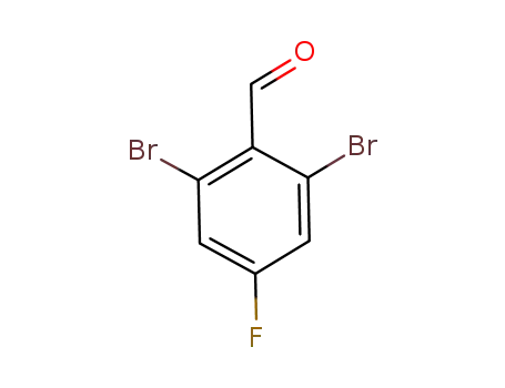 Molecular Structure of 938467-02-8 (2,6-Dibromo-4-fluorobenzaldehyde)