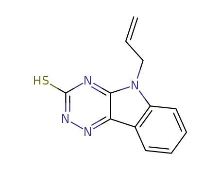 Molecular Structure of 247571-59-1 (5-ALLYL-3-MERCAPTOINDOLO[2,3-E]-1,2,4-TRIAZINE)