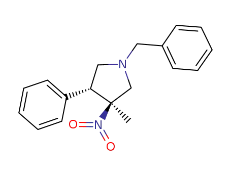 1-benzyl-3-methyl-3-nitro-4-phenylpyrrolidine