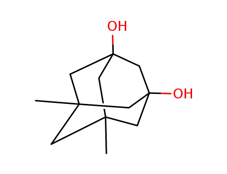Molecular Structure of 10347-01-0 (1,3-DIMETHYLADAMANTANE-5,7-DIOL)