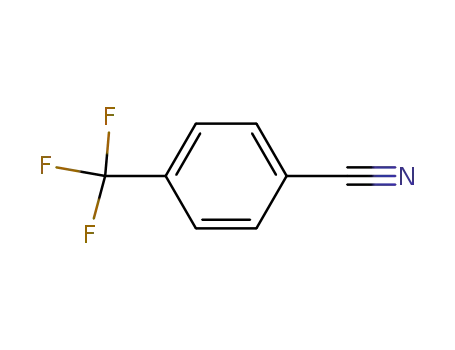 Molecular Structure of 455-18-5 (Trifluoro-p-tolunitrile)