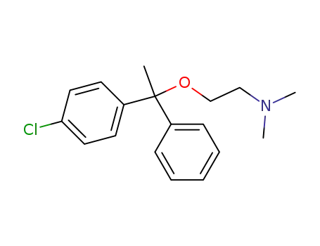 EthanaMine, 2-[1-(4-chlorophenyl)-1-phenylethoxy]-N,N-diMethyl-