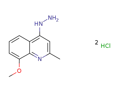4-hydrazino-8-methoxy-2-methylquinoline dihydrochloride