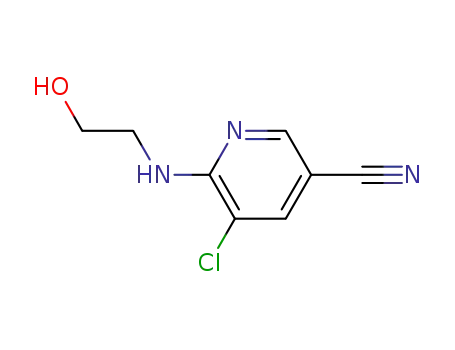5-chloro-6-[(2-hydroxyethyl)amino]nicotinonitrile