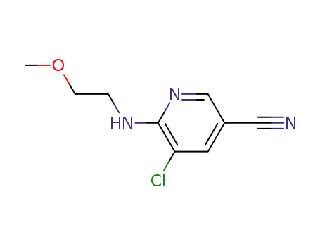 5-chloro-6-[(2-methoxyethyl)amino]nicotinonitrile