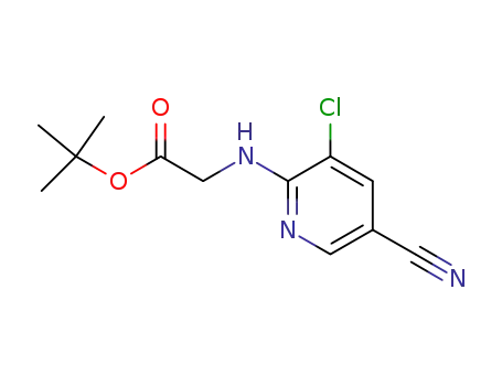 tert-butyl [(3-chloro-5-cyanopyridin-2-yl)amino]acetate