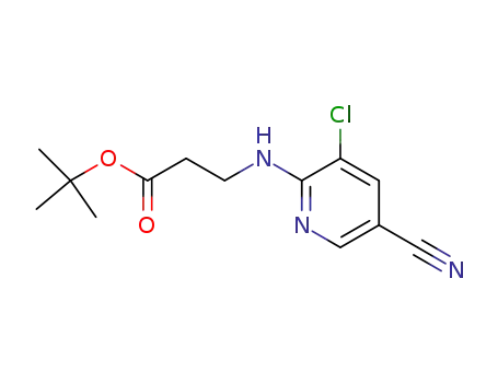 tert-butyl 3-[(3-chloro-5-cyanopyridin-2-yl)amino]propanoate