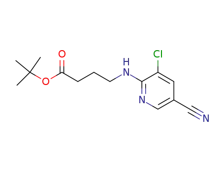 tert-butyl 4-[(3-chloro-5-cyanopyridin-2-yl)amino]butanoate