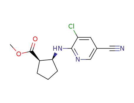 cis-methyl 2-(3-chloro-5-cyanopyridin-2-ylamino)cyclopentanecarboxylate