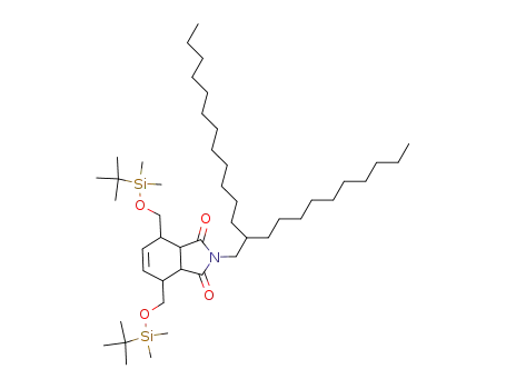 4,7-bis((tert-butyldimethylsilyloxy)methyl)-2-(2-decyltetradecyl)-3a,4,7,7a-tetrahydro-2H-isoindole-1,3-dione