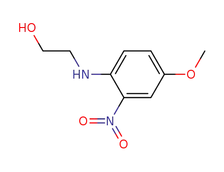 Molecular Structure of 57524-53-5 (Ethanol,2-[(4-methoxy-2-nitrophenyl)amino]-)