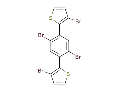 2,2'-(2,5-dibromo-1,4-phenylene)bis(3-bromothiophene)
