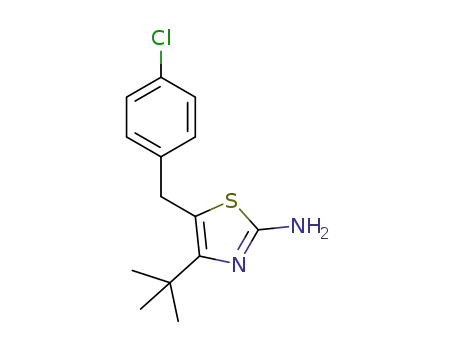 4-tert-butyl-5-[4-chlorobenzyl]-1,3-thiazol-2-amine