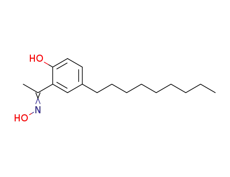 에타논, 1-(2-하이드록시-5-노닐페닐)-, 옥심