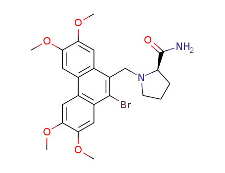 (R)-1-[(9-bromo-2,3,6,7-tetramethoxyphenanthren-10-yl)methyl]pyrrolidine-2-carboxamide