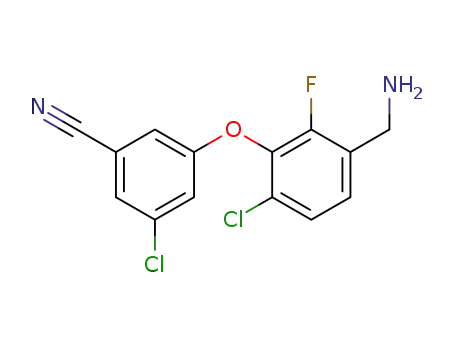 3-{[3-(aminomethyl)-6-chloro-2-fluorophenyl]oxy}-5-chlorobenzonitrile