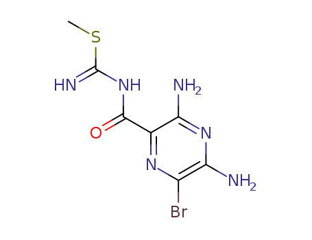 3,5-diamino-6-bromo-N-[(methylsulfanyl)methanimidoyl]pyrazine-2-carboxamide