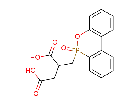 Molecular Structure of 63562-33-4 (9,10-Dihydro-10-(2,3-dicarboxypropyl)-9-oxa-10-phosphaphenanthrene 10-oxide)