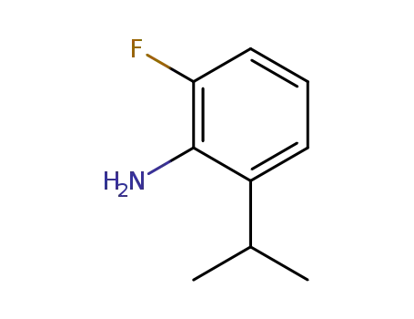 Benzenamine, 2-fluoro-6-(1-methylethyl)- (9CI)