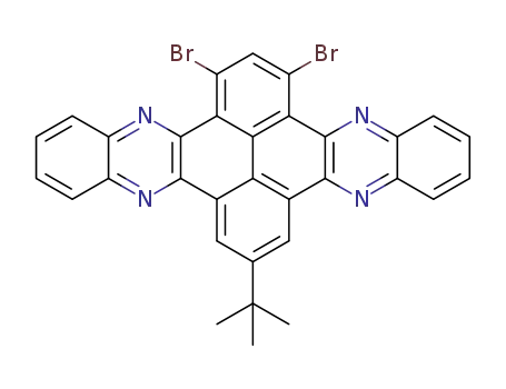 1,3-dibromo-11-(tert-butyl)quinoxalino[2',3':9,10]phenanthro[4,5-abc]phenazine