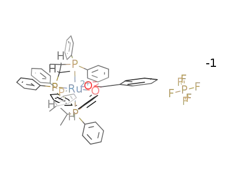 Δ-(benzoato-O,O′)-bis(S,S-1,2-bis(diphenylphosphino)butane-P,P')ruthenium(II) hexafluorophosphate