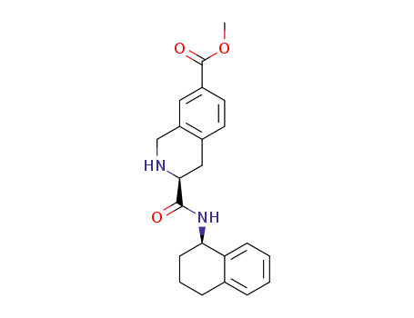 (S)-methyl 3-(((R)-1,2,3,4-tetrahydronaphthalen-1-yl)carbamoyl)-1,2,3,4-tetrahydroisoquinoline-7-carboxylate