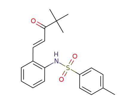 (E)-4,4-dimethyl-1-(2-(tosylamino)phenyl)pent-1-en-3-one