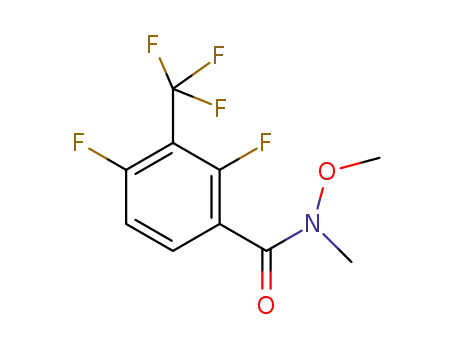 2,4-difluoro-N-methoxy-N-methyl-3-(trifluoromethyl)benzamide