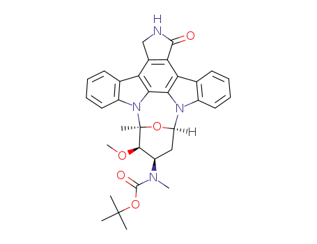 3'-N-(tert-butoxycarbonyl)staurosporine