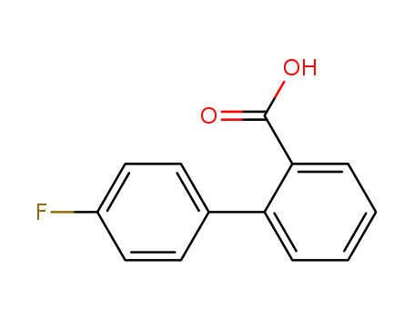 Molecular Structure of 1841-57-2 (4'-FLUORO-BIPHENYL-2-CARBOXYLIC ACID)