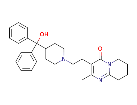 3-(2-(4-(hydroxydiphenylmethyl) piperidin-1-yl)ethyl)-2-methyl-6,7,8,9-tetrahydro-4H-pyrido[1,2-a]pyrimidin-4-one