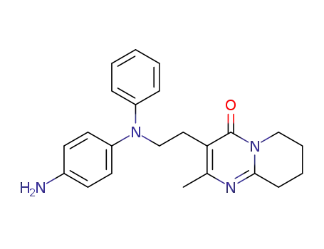 3-(2-((4-aminophenyl)(phenyl)amino)ethyl)-2-methyl-6,7,8,9-tetrahydro-4H-pyrido[1,2-a]pyrimidin-4-one