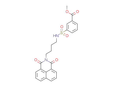 methyl 3-(N-(4-(1,3-dioxo-1H-benzo[de]isoquinolin-2(3H)-yl)butyl)sulfamoyl)benzoate