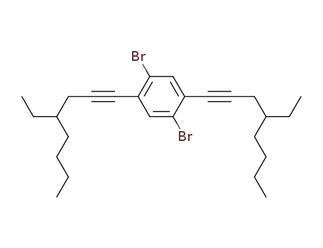 1,4-dibromo-2,5-bis(4-ethyloct-1-yn-1-yl)benzene