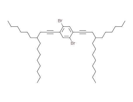 1,4-dibromo-2,5-bis(4-hexyldodecyl-1-yn-1-yl)benzene